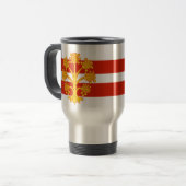 Flag Westmorland Travel Mug Reisebecher (Vorderseite Links)