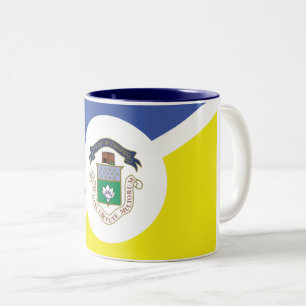 Flag Winnipeg, Manitoba Zwei-Tonen-Kaffee-Tasse Zweifarbige Tasse