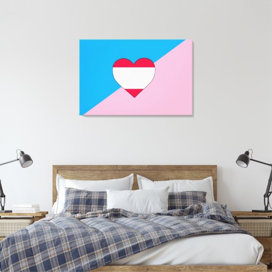 Flag zum Alter-Play-Prix Leinwanddruck (Insitu (Schlafzimmer))