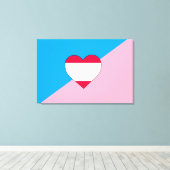 Flag zum Alter-Play-Prix Leinwanddruck (Insitu (Holzboden))