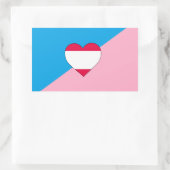 Flag zum Alter-Play-Prix Rechteckiger Aufkleber (Tasche)