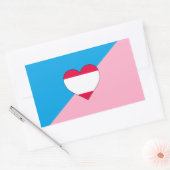 Flag zum Alter-Play-Prix Rechteckiger Aufkleber (Umschlag)