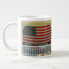 Flag zum Unabhängigkeitstag - Martha's Vineyard Jumbo-Tasse