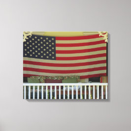 Flag zum Unabhängigkeitstag - Martha's Vineyard Leinwanddruck