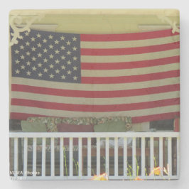 Flag zum Unabhängigkeitstag - Martha's Vineyard Steinuntersetzer