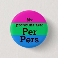 Flag zur Polysexualität mit Per/Pers Pronouns