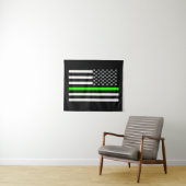 Flag zur Unterstützung von Schleimmeistern Wandteppich (Beispiel (Horizontal))