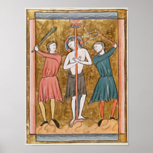 Flagellation, von 'Psautier ein l'Usage De Paris Poster