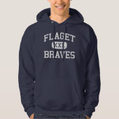 Flaget - Braves - hoch - Louisville Kentucky Hoodie (Vorderseite)