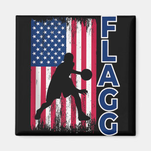 Flagg Basketball Inspirier Fan Sports Tank Top_1 Magnet