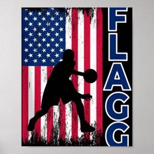 Flagg Basketball Inspirier Fan Sports Tank Top_1 Poster
