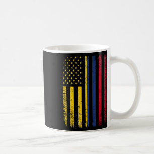 Flagge 4. Juli USA Kolumbianische Flagge Kaffeetasse