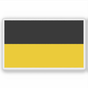 Flagge Aachen, Deutschland Aufkleber