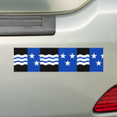 Flagge Aargaus, die Schweiz Autoaufkleber (Auf Auto)