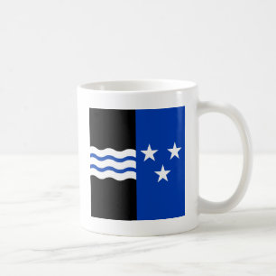 Flagge Aargaus, die Schweiz Kaffeetasse