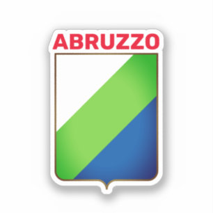 Flagge Abruzzen (Italien) Aufkleber