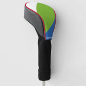 Flagge Abruzzen (Italien) Golf Headcover (angewinkelt)