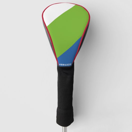 Flagge Abruzzen (Italien) Golf Headcover (Vorderseite)