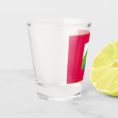 Flagge Abruzzen (Italien) Schnapsglas (Links)