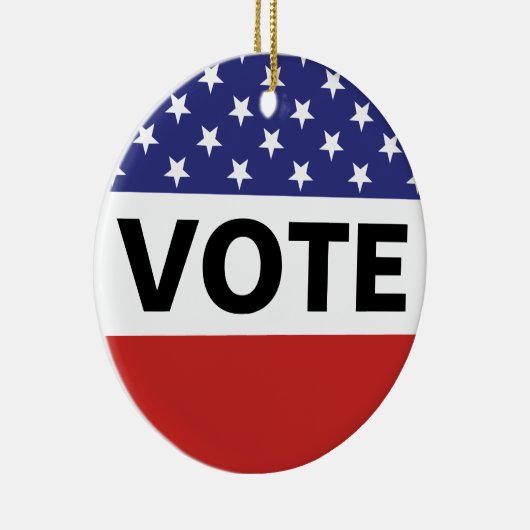 Flagge-Abstimmung Keramik Ornament (Rechts)