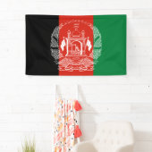 Flagge Afghanistans Banner (Insitu)