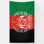Flagge Afghanistans Banner (Vertikal)