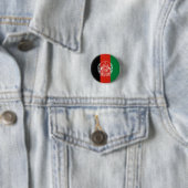 Flagge Afghanistans Button (Beispiel)