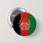 Flagge Afghanistans Button (Vorne & Hinten)