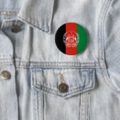 Flagge Afghanistans Button (Beispiel)