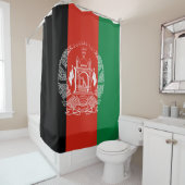 Flagge Afghanistans Duschvorhang (Beispiel)