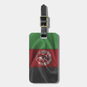 Flagge Afghanistans Gepäckanhänger (Vorderseite vertikal)