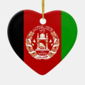 Flagge Afghanistans Keramikornament (Vorne)