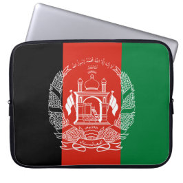 Flagge Afghanistans Laptopschutzhülle