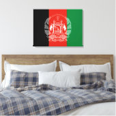 Flagge Afghanistans Leinwanddruck (Insitu (Schlafzimmer))