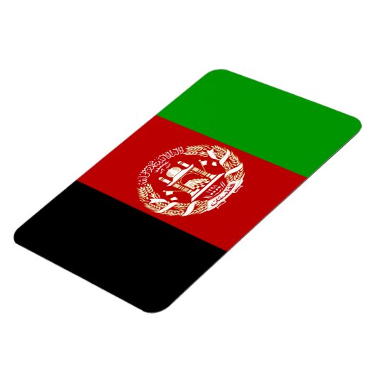 Flagge Afghanistans Magnet (Linke Seite)