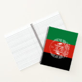 Flagge Afghanistans Notizblock (Innenseite)