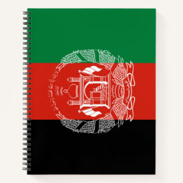 Flagge Afghanistans Notizblock