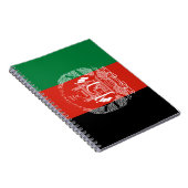 Flagge Afghanistans Notizblock (Rechte Seite)