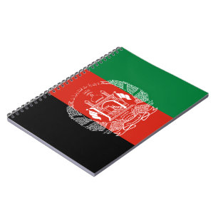 Flagge Afghanistans Notizblock