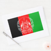 Flagge Afghanistans Rechteckiger Aufkleber (Umschlag)