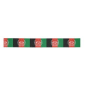 Flagge Afghanistans Satinband (Vorderseite)