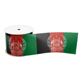 Flagge Afghanistans Satinband
