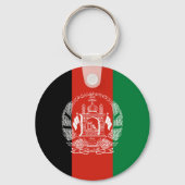 Flagge Afghanistans Schlüsselanhänger (Rückseite)