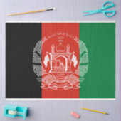 Flagge Afghanistans Seidenpapier (Basteln)