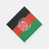 Flagge Afghanistans Serviette (Ecke)