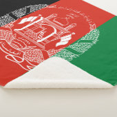 Flagge Afghanistans Sherpadecke (3/4)