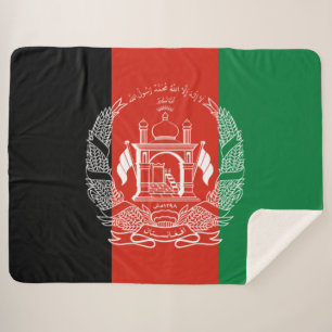 Flagge Afghanistans Sherpadecke