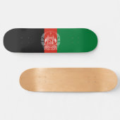 Flagge Afghanistans Skateboard (Horizontal)