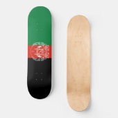 Flagge Afghanistans Skateboard (Vorderseite)