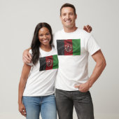 Flagge Afghanistans T-Shirt (Unisex)